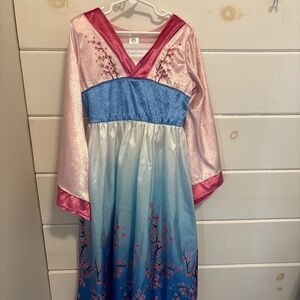 Girls Mulan Costume Dress